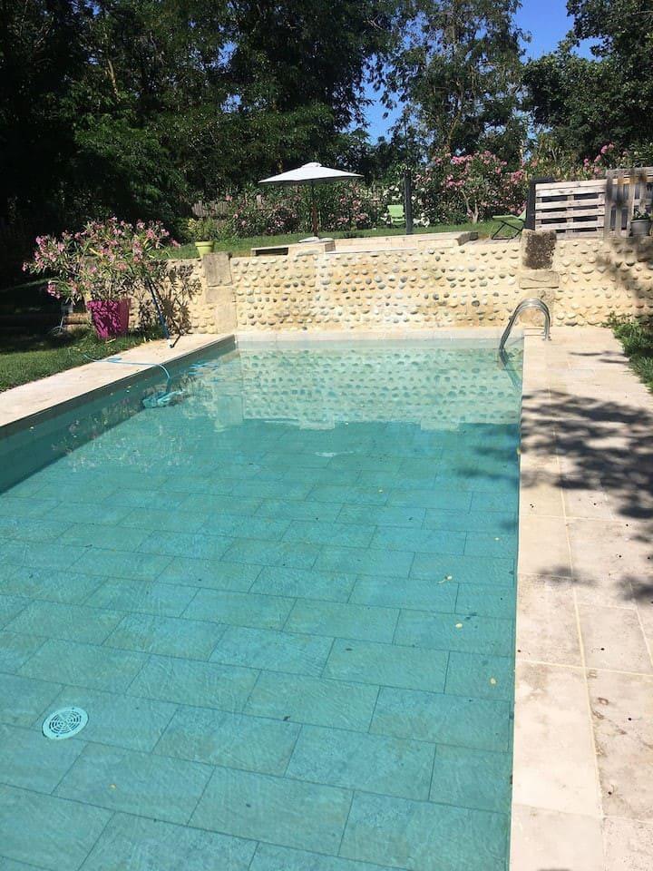 Piscine partagée