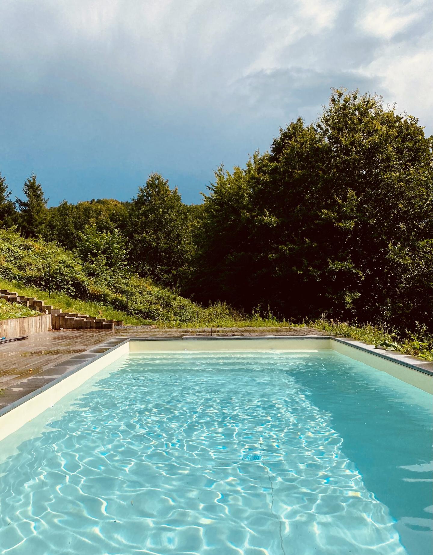 Piscine extérieure chauffée
