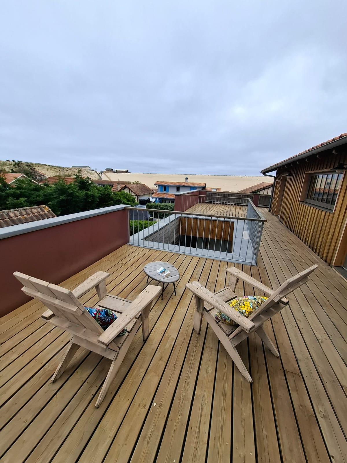 Vue sur les dunes et l'Océan (50 mètres de la plage)