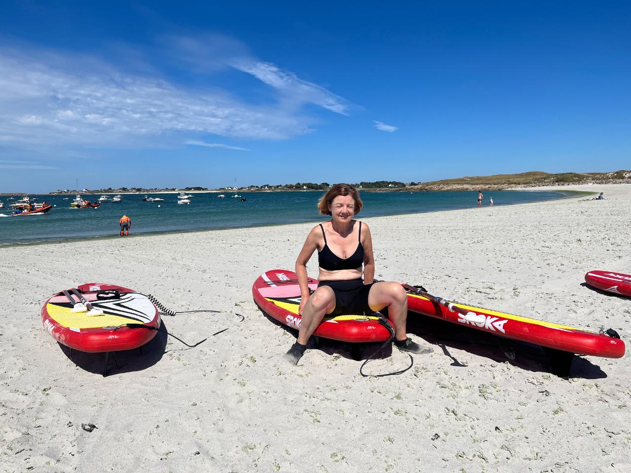 Faire du paddle au port du curnic