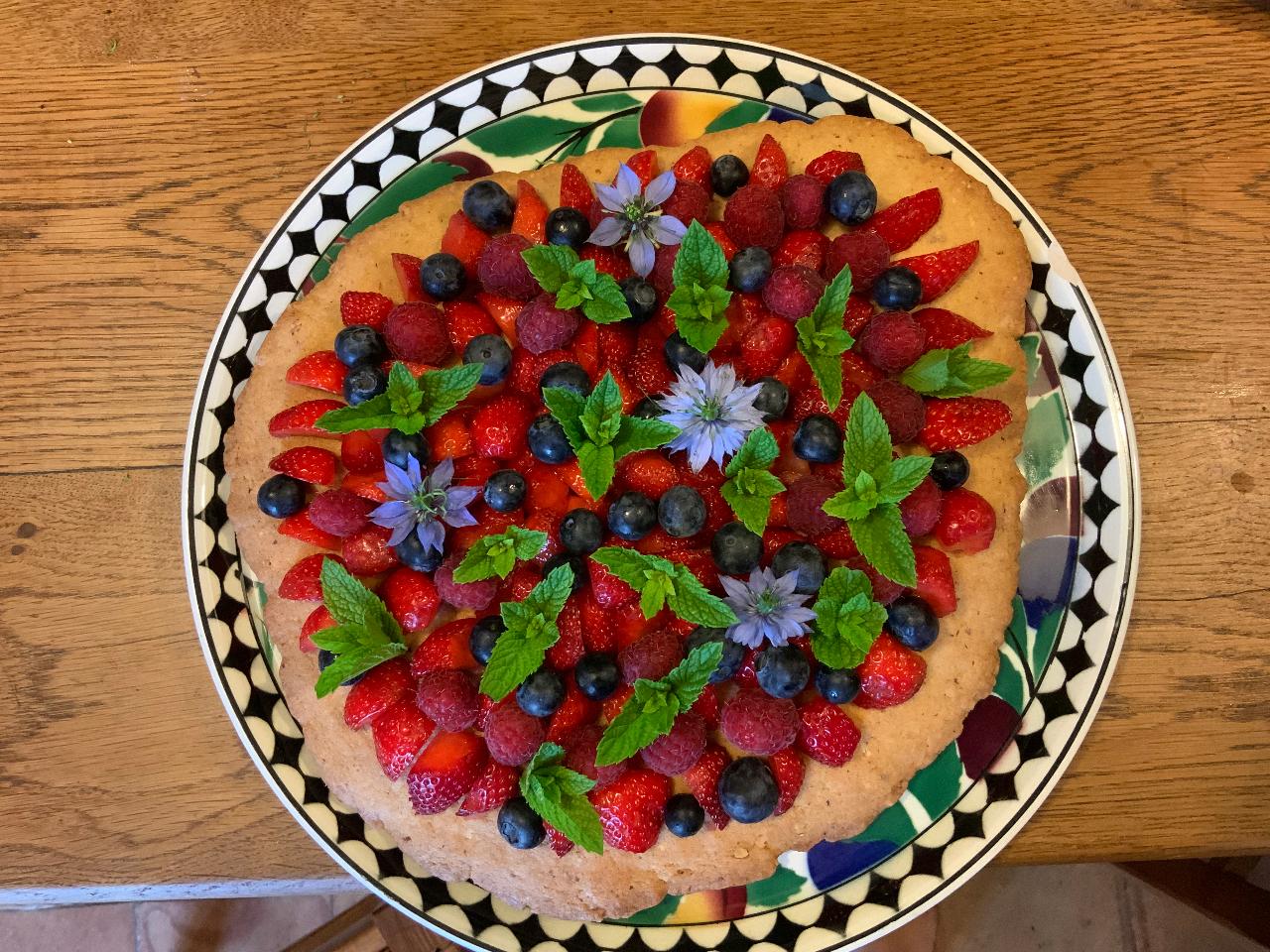 Dîner à la table d'hôtes