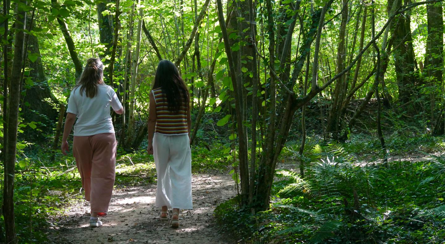 Accès aux 7 hectares de nature