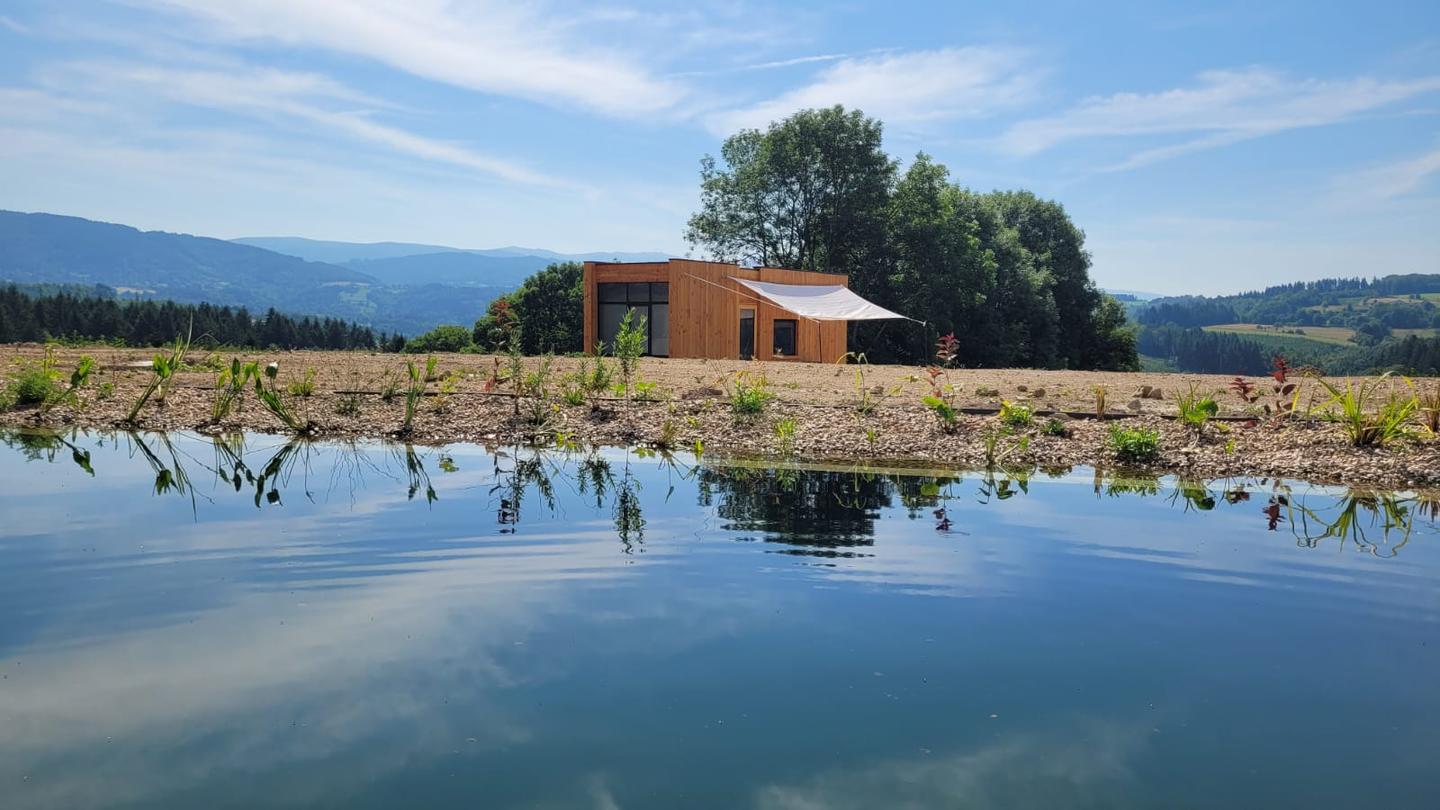 Bassin naturel avec vue