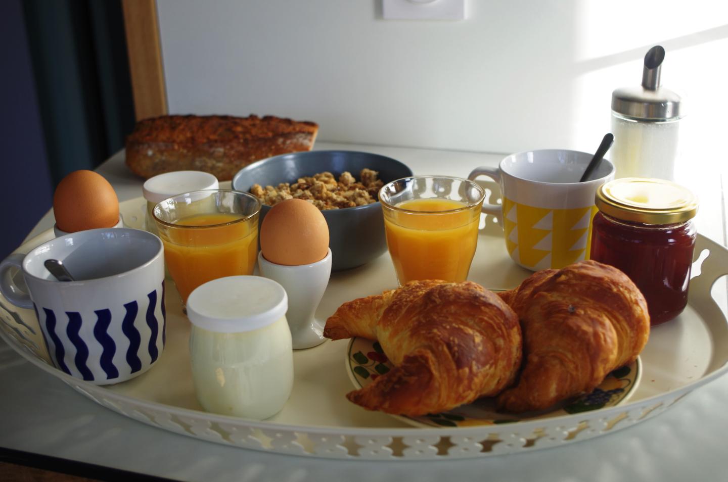 Premier petit déjeuner offert