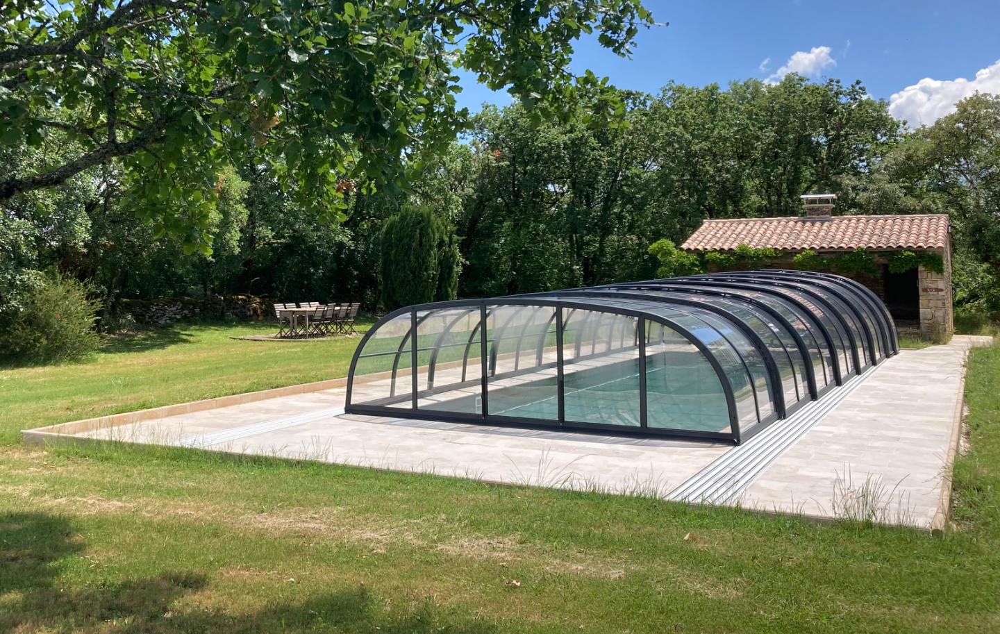 Grande piscine au Sel
