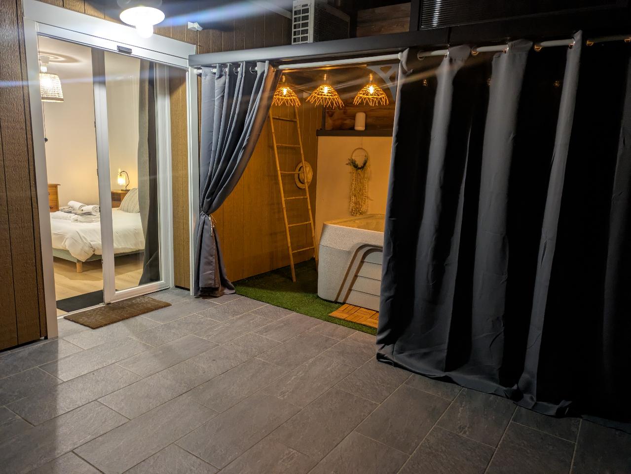 Relaxation et bien-être – Jacuzzi privatif