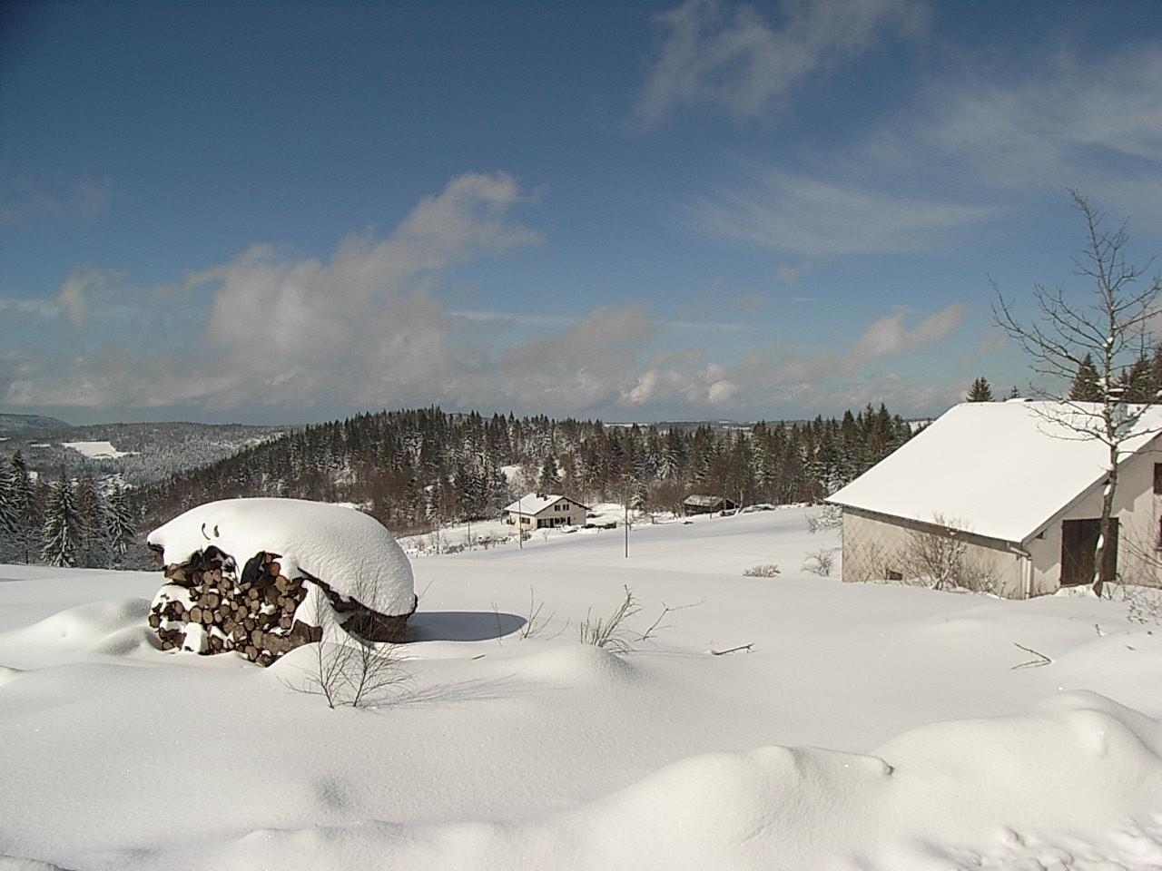 Ferme vosgienne perchée