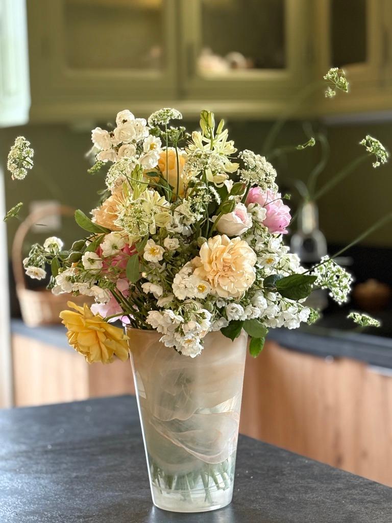 Atelier bouquet au sein du jardin