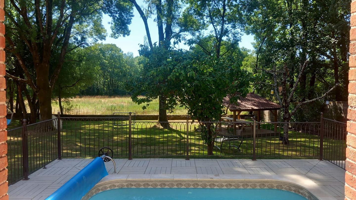 Piscine chauffée au sel