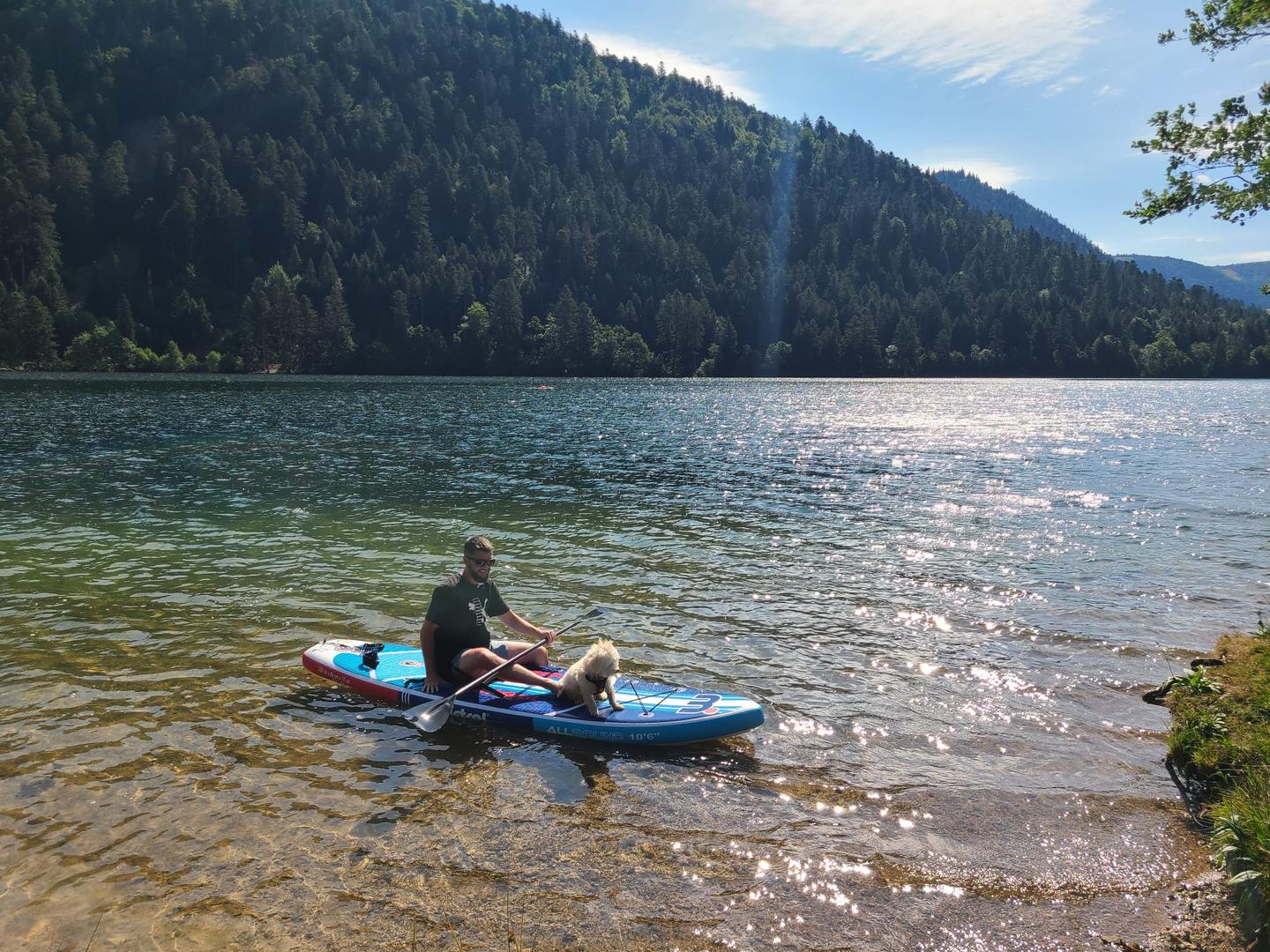 Paddle sur le lac