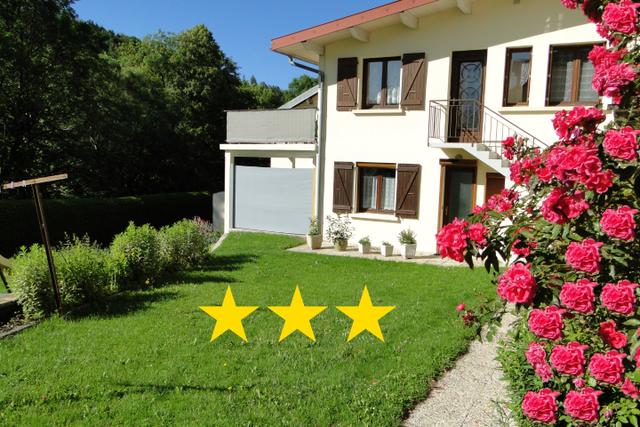 Logement GreenGo: Gîte 1805Bis Montagnes du Jura avec Spa et Sauna, classé 3 étoiles