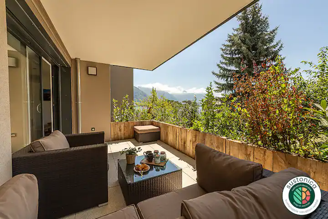 Logement GreenGo: Appartement aux portes d'Annecy // Piste cyclable et lac au pied avec balcon cocooning