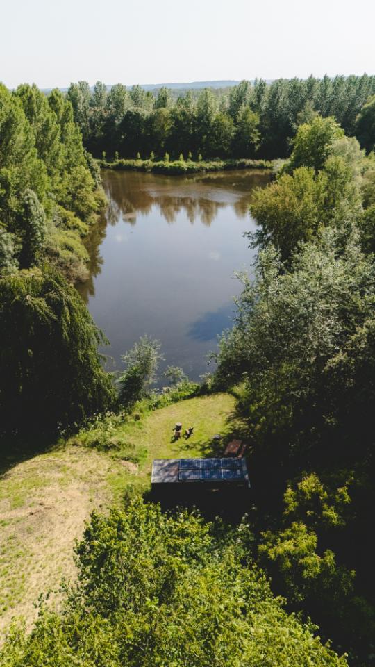 Logement GreenGo: Parcel Tiny House - Picardie proche Lille et Paris vue lac