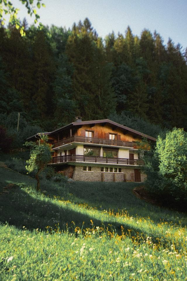 Chambres d'hôtes dans un Chalet vintage face à la chaîne du Mont-Blanc