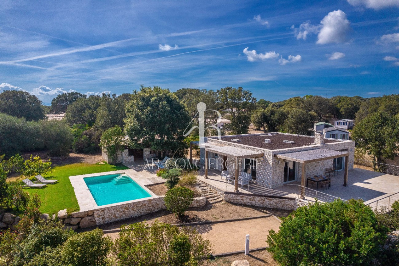 Villa Serena avec piscine, 10' de la plage, Canetto, Bonifacio