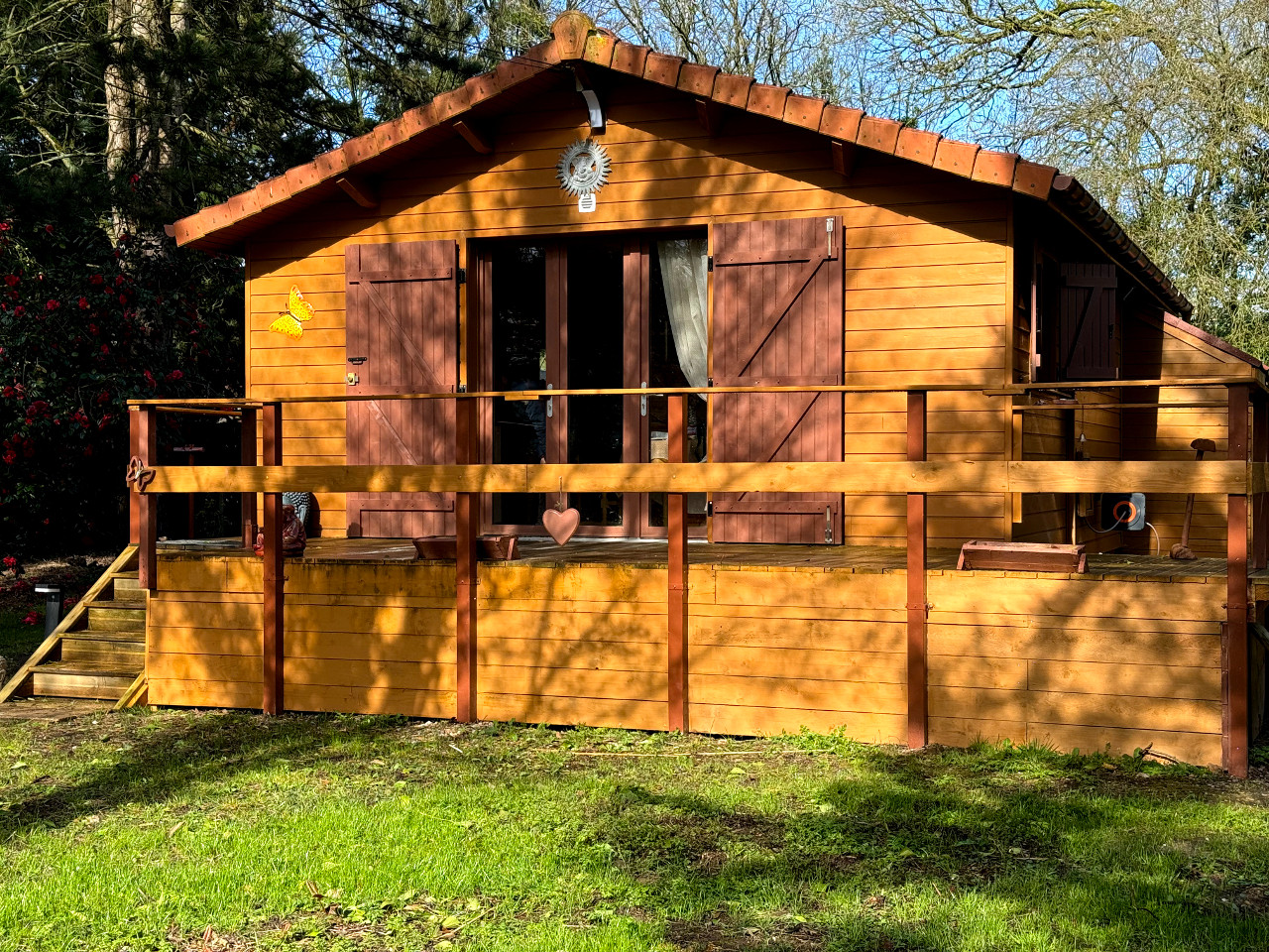 Hôte GreenGo: Gîte la Vie Est Belle, Chalet dans un petit coin de paradis
