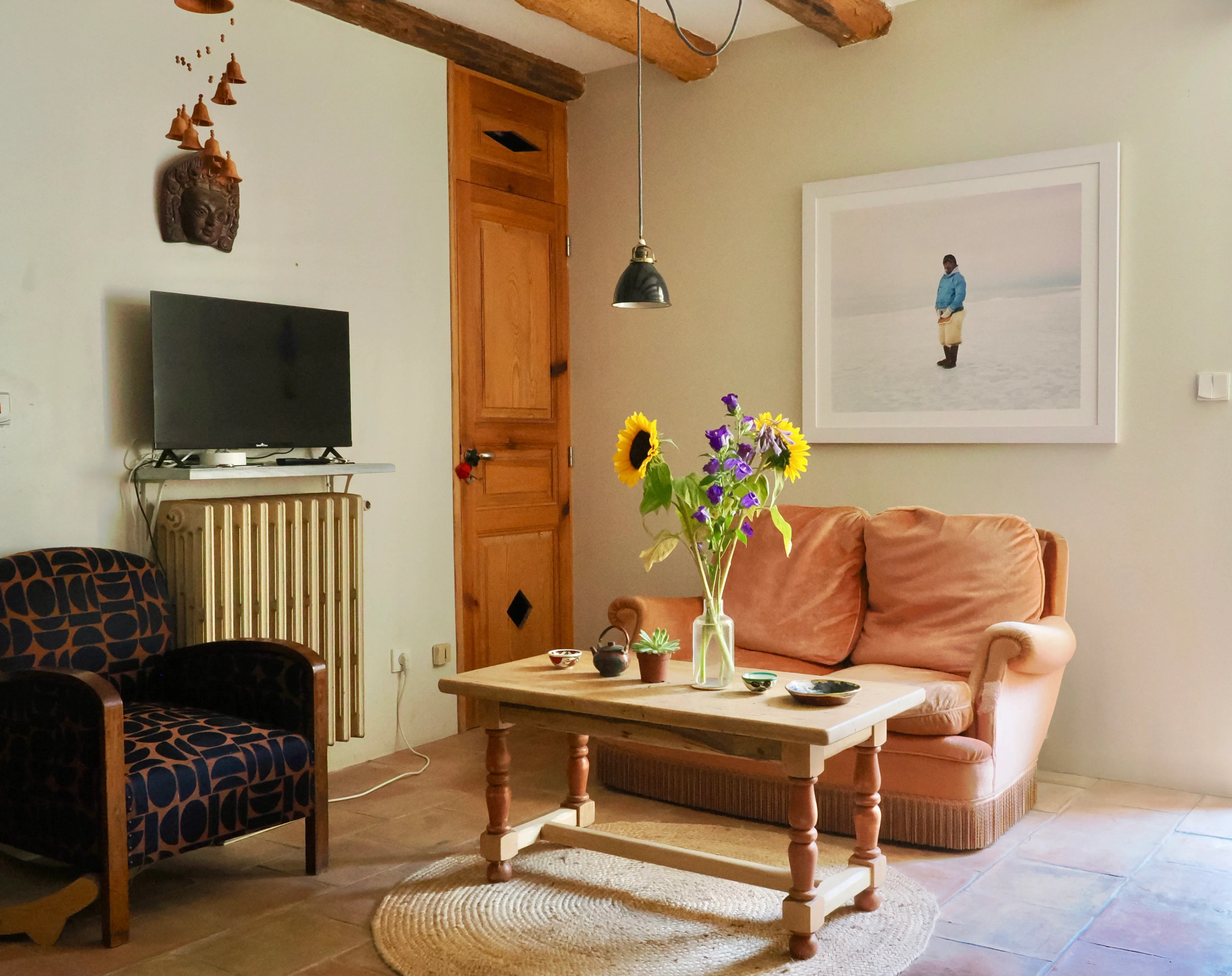 GreenGo Grande suite familiale 2 chambres & Sdb privative dans maison de charme avec vue jardin et piscine