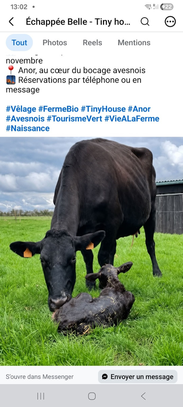Tiny housse à la ferme . Venez vivre notre métier