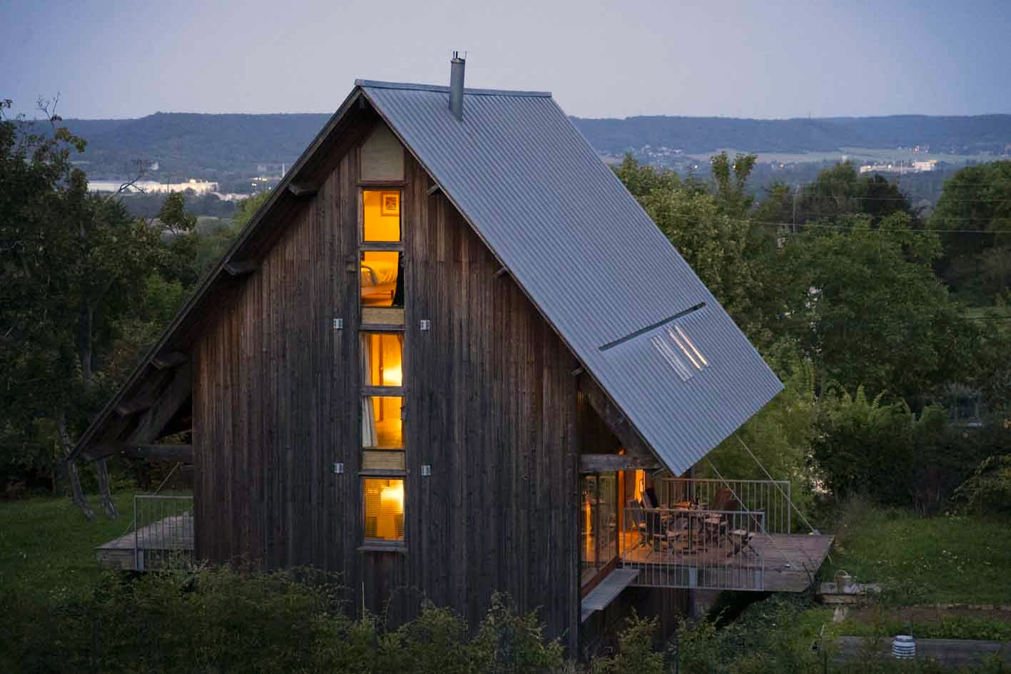 Maison relais | maison d'architecte bioclimatique | label Ecogîte
