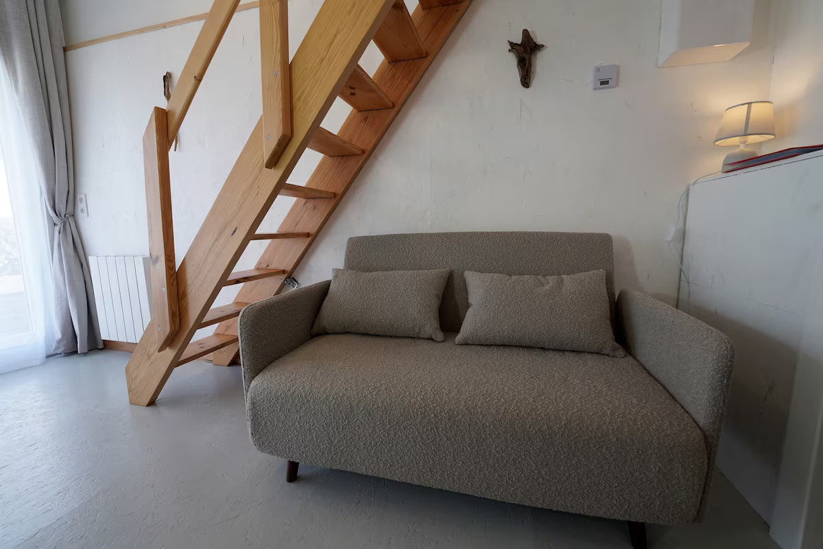 Logement GreenGo: Studio Tout Bois Tout Cosy - 200m de l'océan