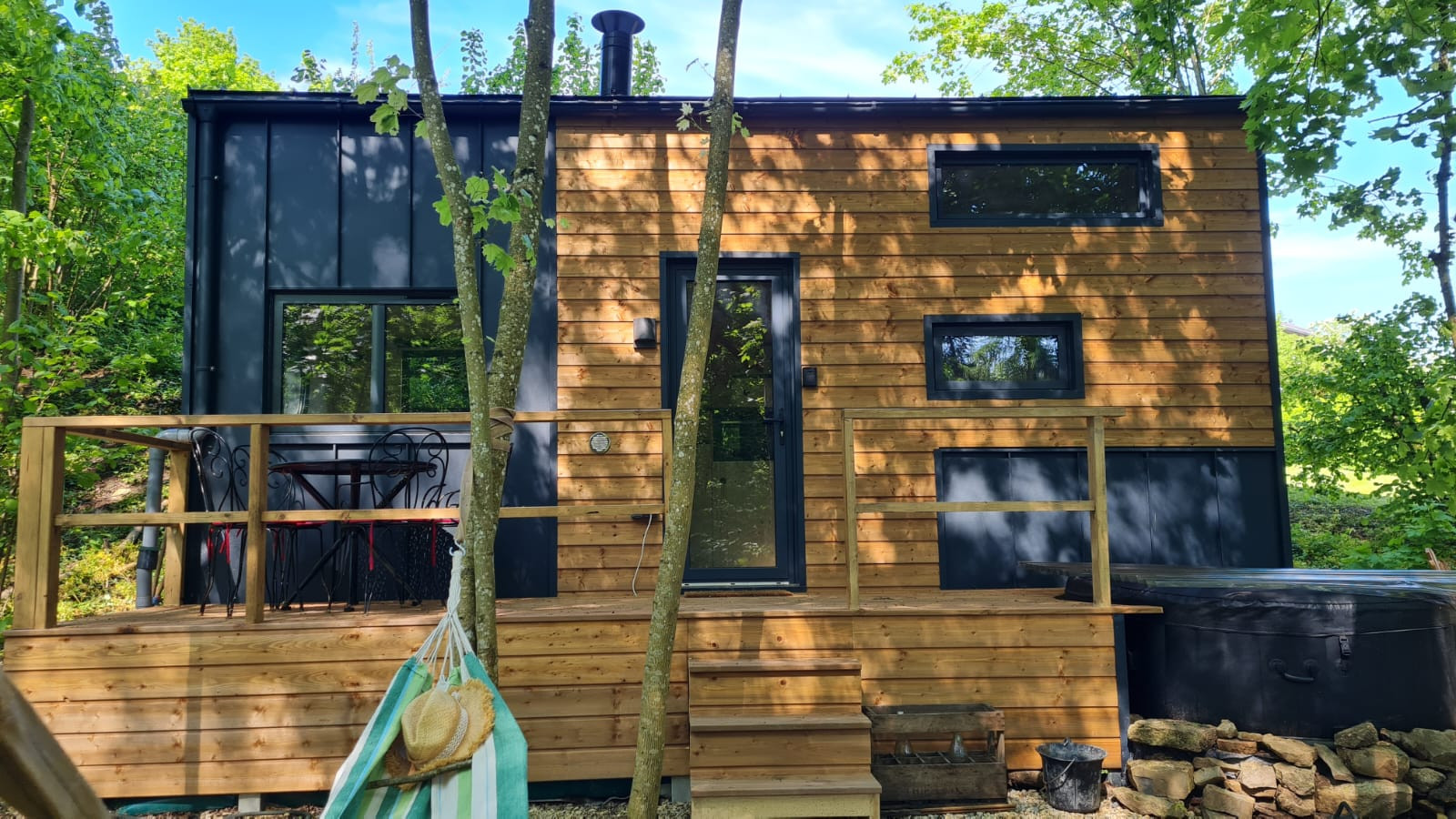 GreenGo Agréable Tiny House sous les arbres