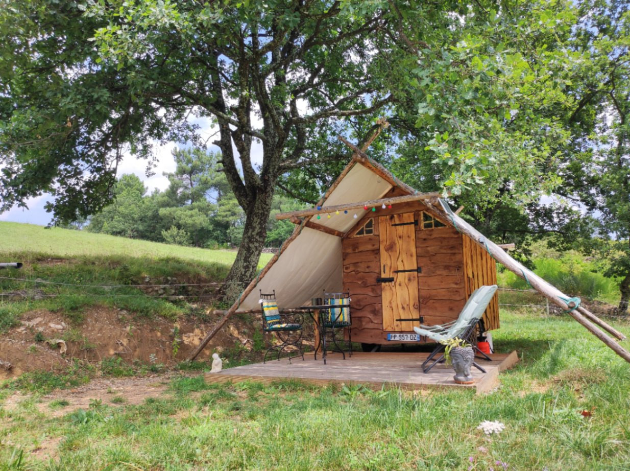 GreenGo Cabane Insolite vue forêt