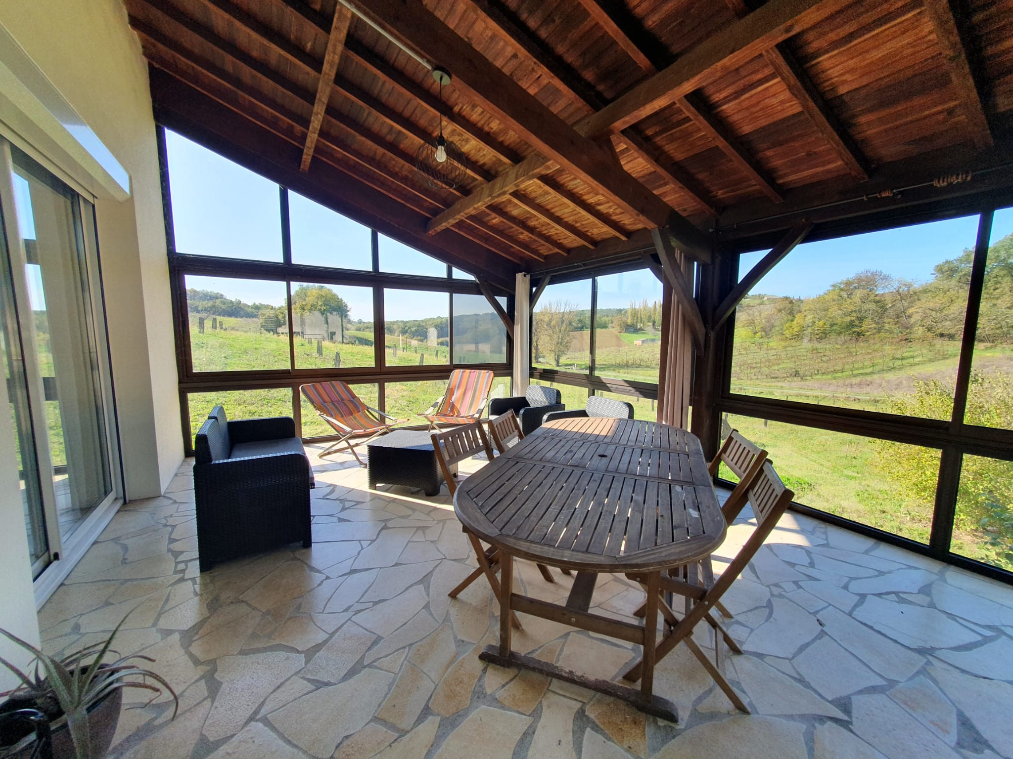 Gîte à la ferme et au calme.