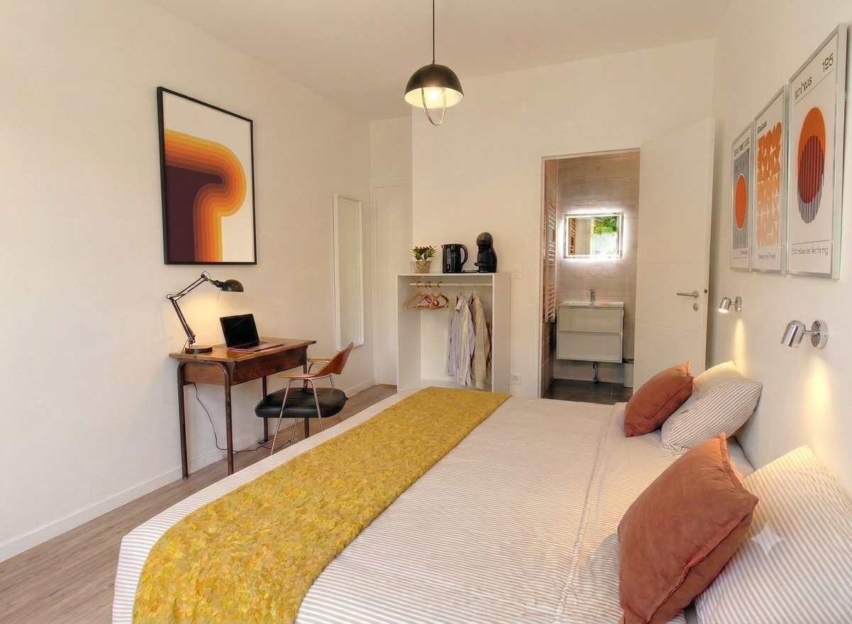 GreenGo La Maison Marne & Bois - Suite privée, kitchenette et jardin paisible au cœur de la ville