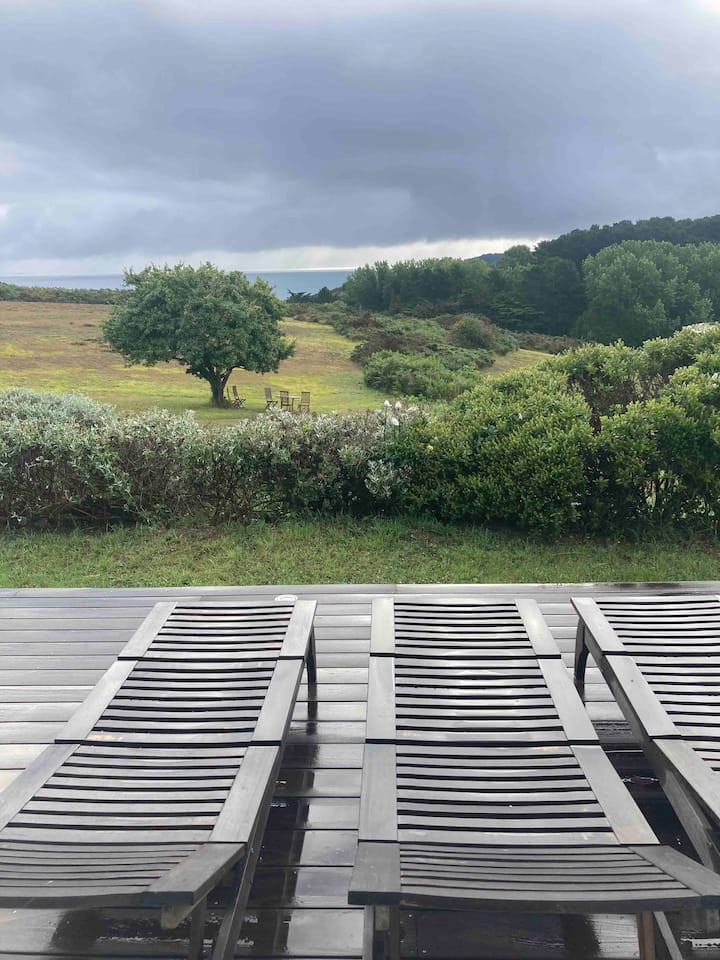 Logement GreenGo: Chambre et bureau vue mer à Belle Ile en Mer