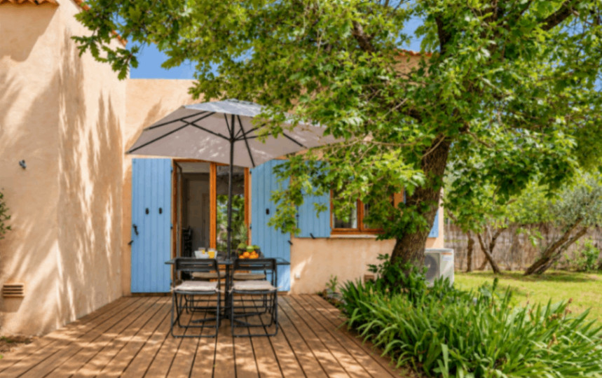 Logement GreenGo: Appartement 3*, 4p, clim, jardin, parking - Douceur provençale