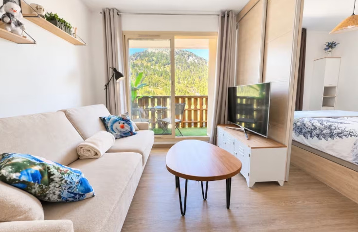 Isola 2000 Appartement superbe vue montagne en toute saison