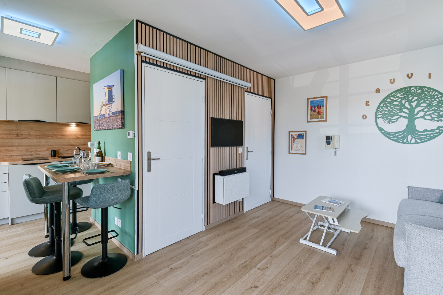 GreenGo Studio Nolemma (vue port & mer + parking)
