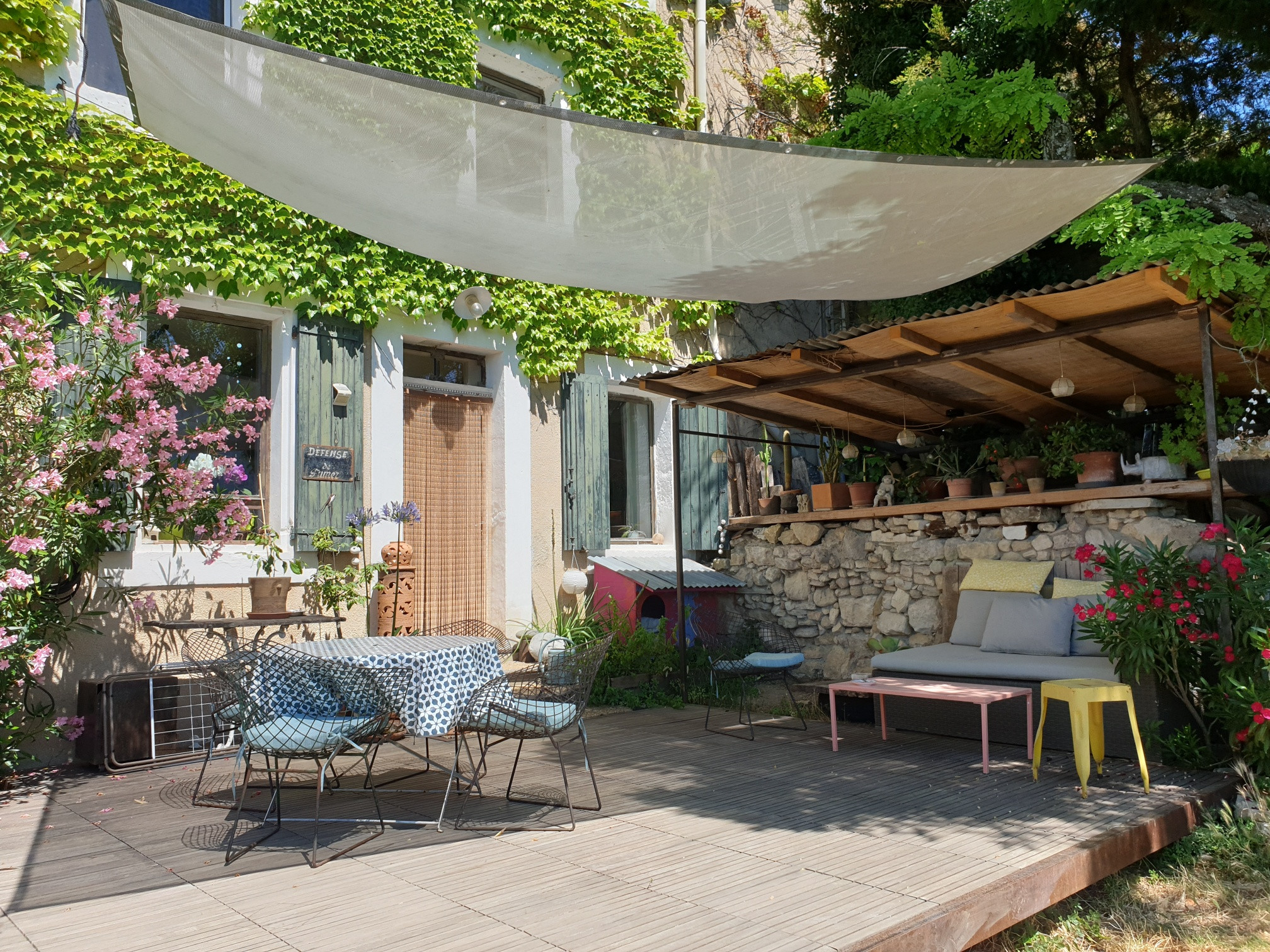 GreenGo Luberon, maison d'artistes, vue incroyable