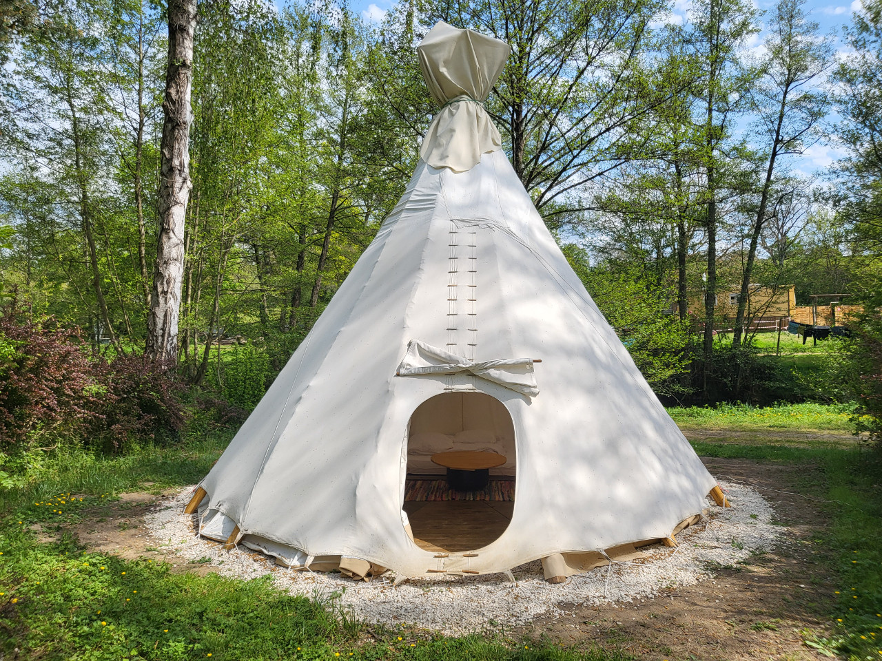 Logement GreenGo: Le tipi