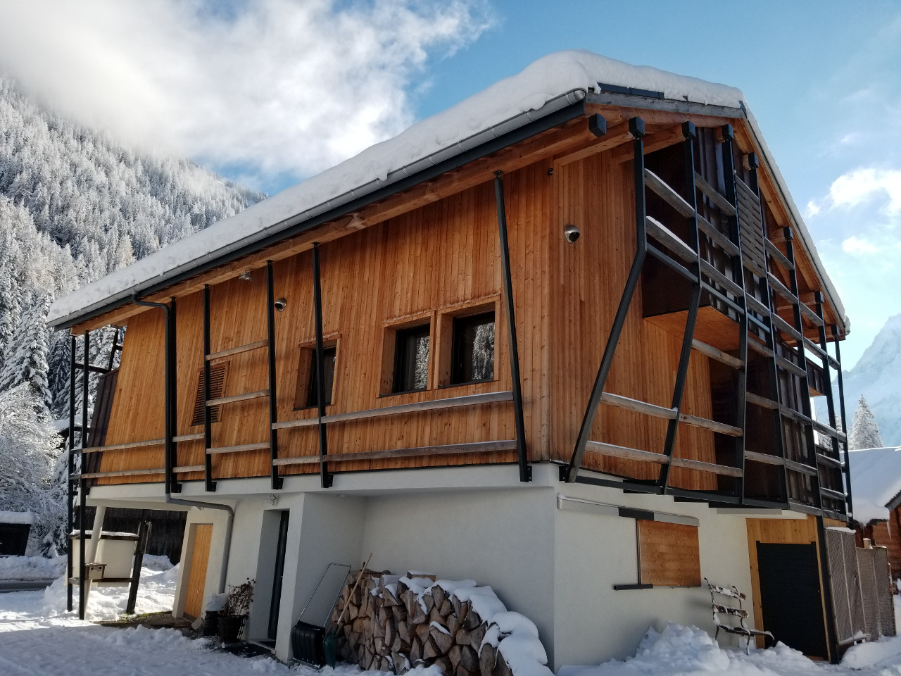 Chalet Walser le seul chalet écolo de la vallée de Chamonix Mont Blanc