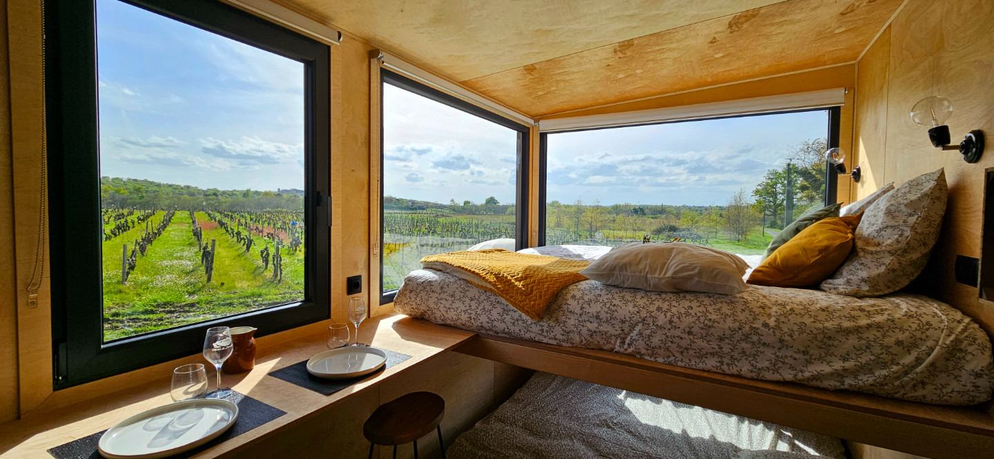 GreenGo Tiny House vue sur vignes !