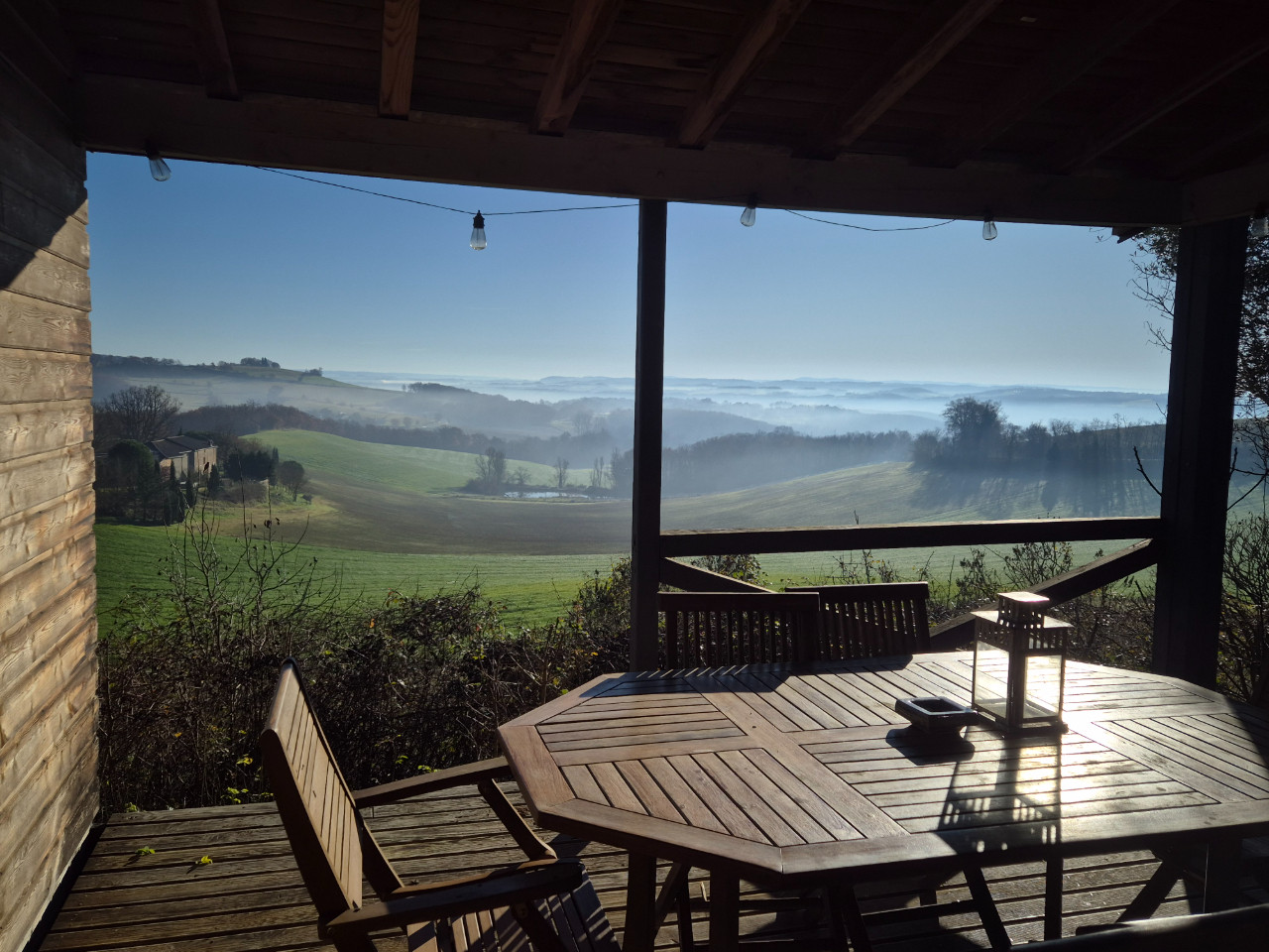 Chalet tout en Bois, Havre de paix avec vues, entre Toulouse et Albi