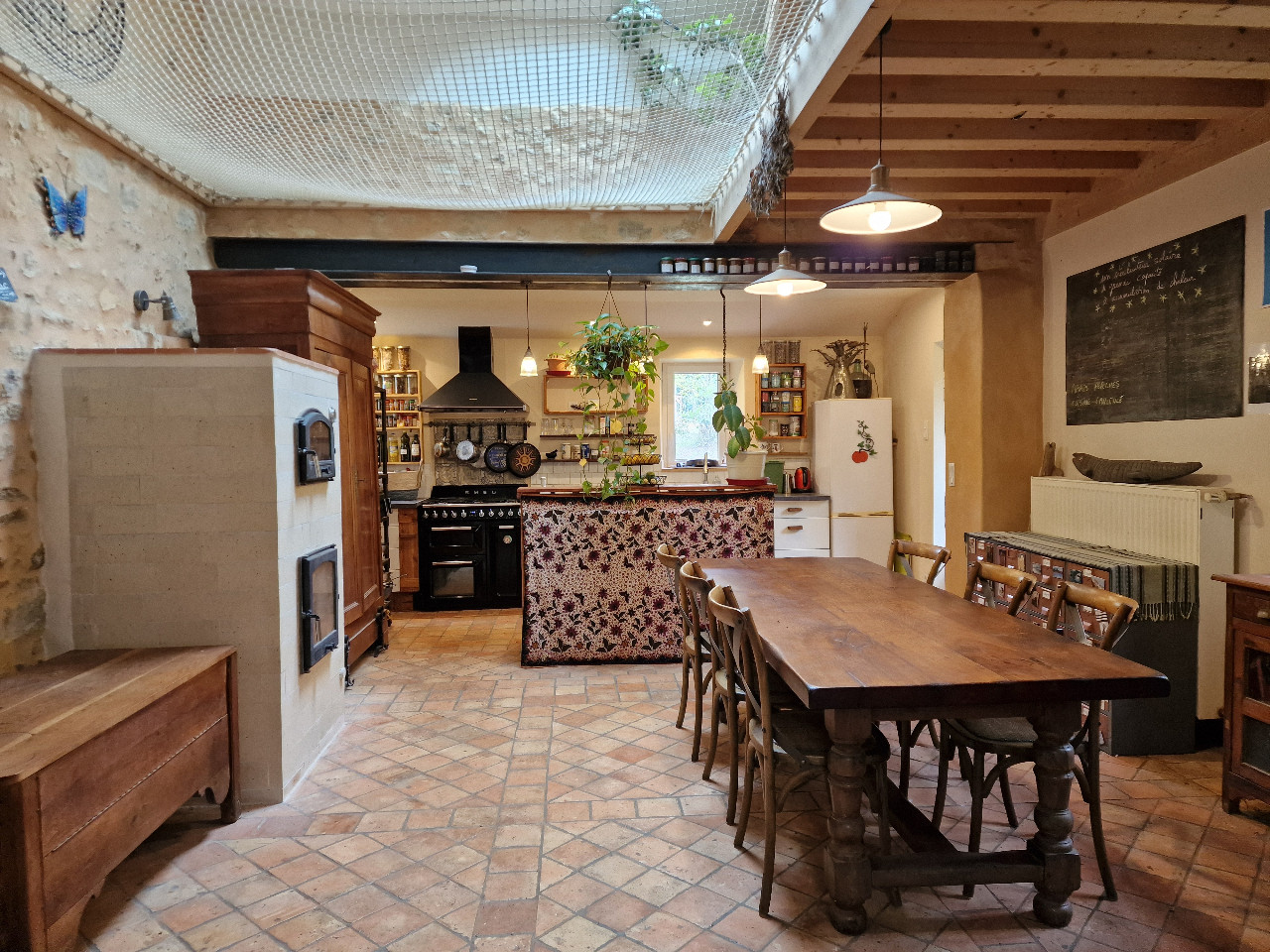 Gite 10 pers – nature, animaux, lac baignable