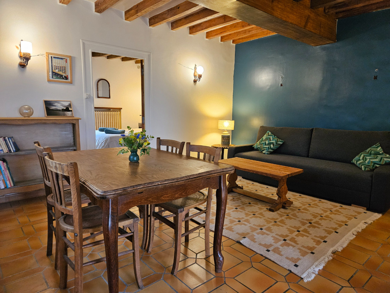 Appartement dans une maison en campagne