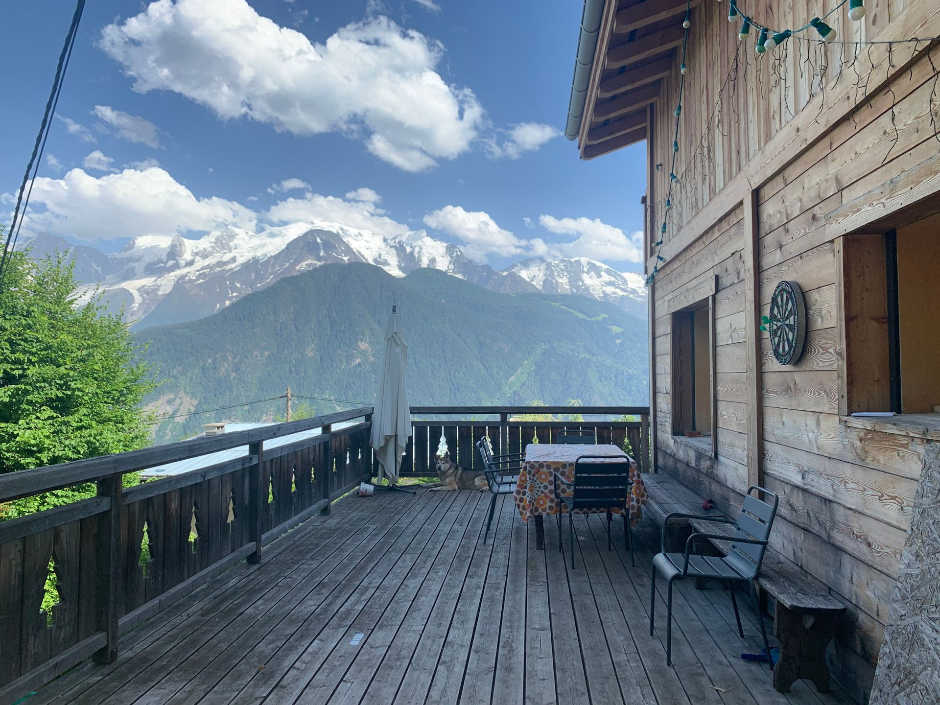 GreenGo Chalet face au massif du Mont-Blanc