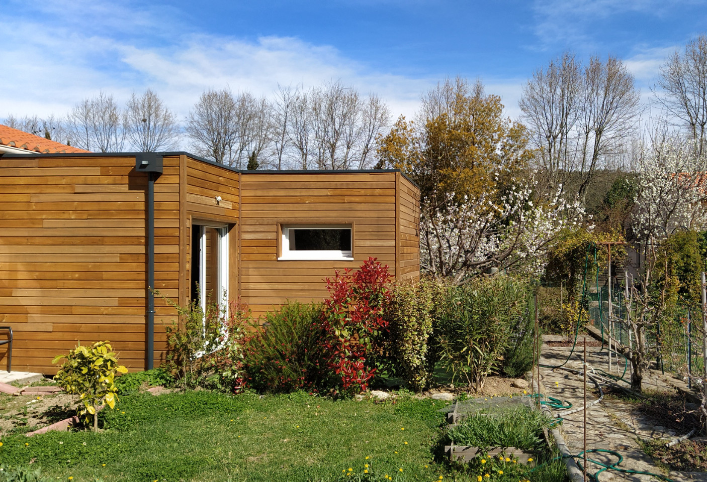La maison en bois de Sylvie et Philippe