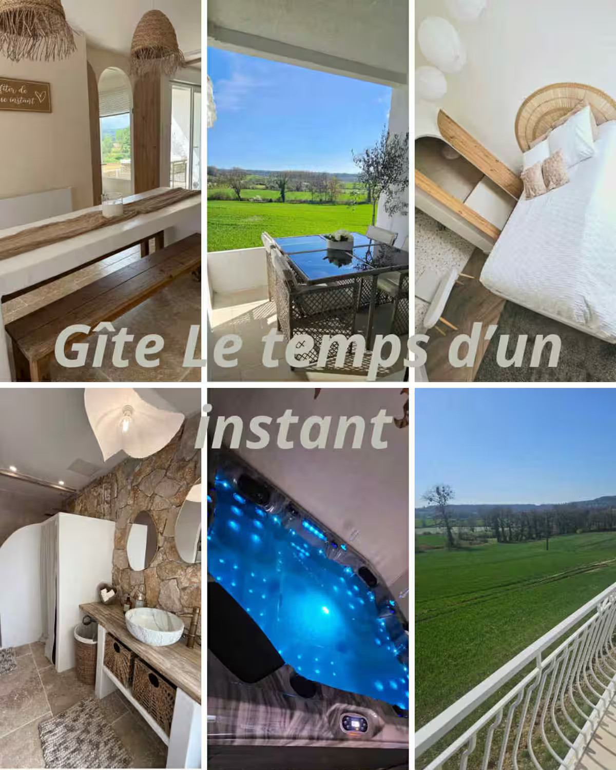 Gîte le temps d'un instant avec une superbe vue