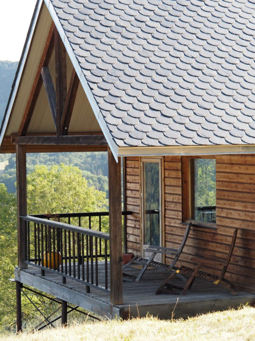 Chalet sur pilotis au coeur d'une Chèvrerie