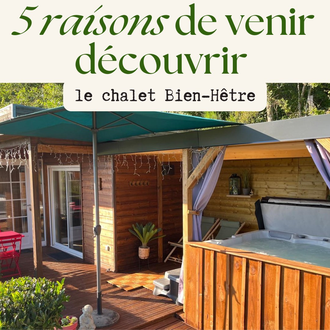 Logement GreenGo: Le Chalet bien-Hêtre avec jacuzzi privatif
