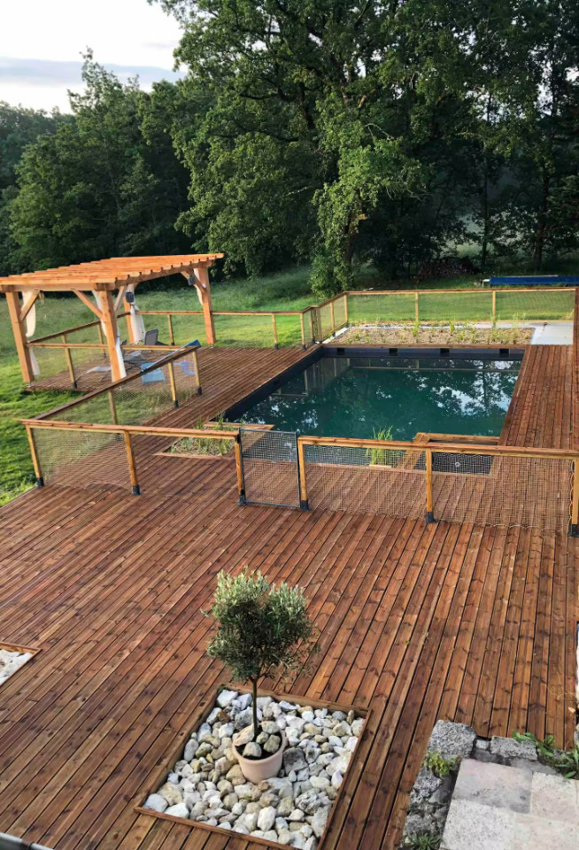 GreenGo Maison Périgourdine, piscine naturelle, Issigeac proche Bergerac, Dordogne