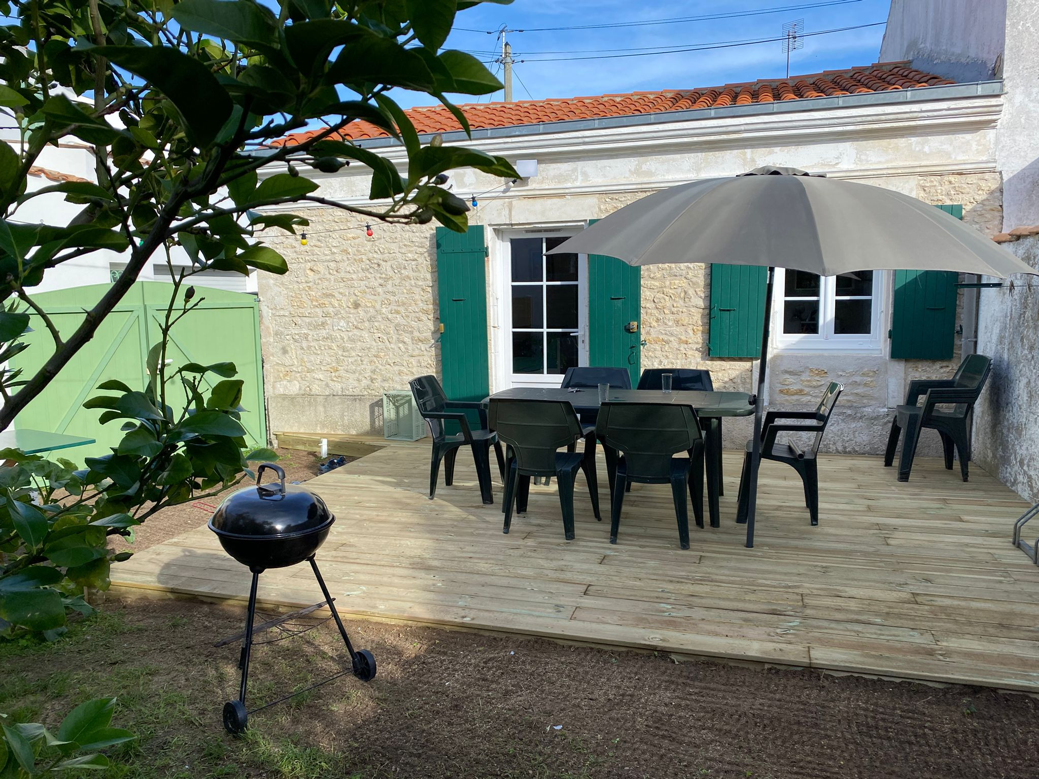 Logement GreenGo: Maison de village au cœur de l'île, vélos & jardin clos / Plage à 400 m - les Pêcheurs