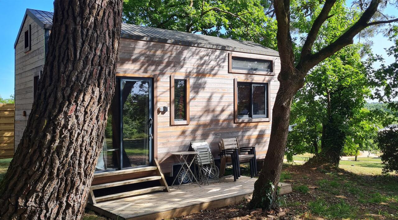 Logement GreenGo: Tiny House 4/6p - Salle de bain privée