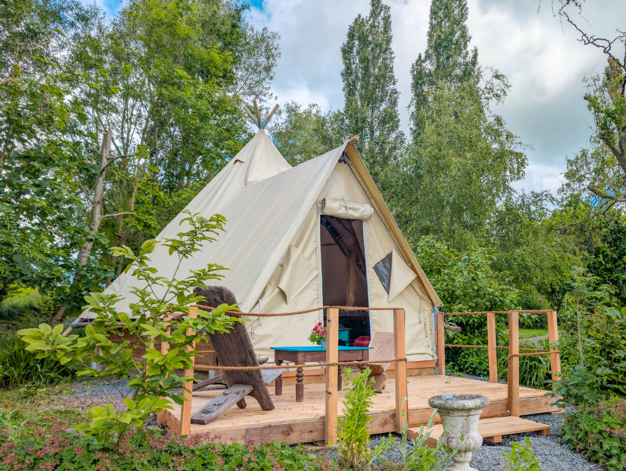 Logement GreenGo: Tipi trappeur 3 places