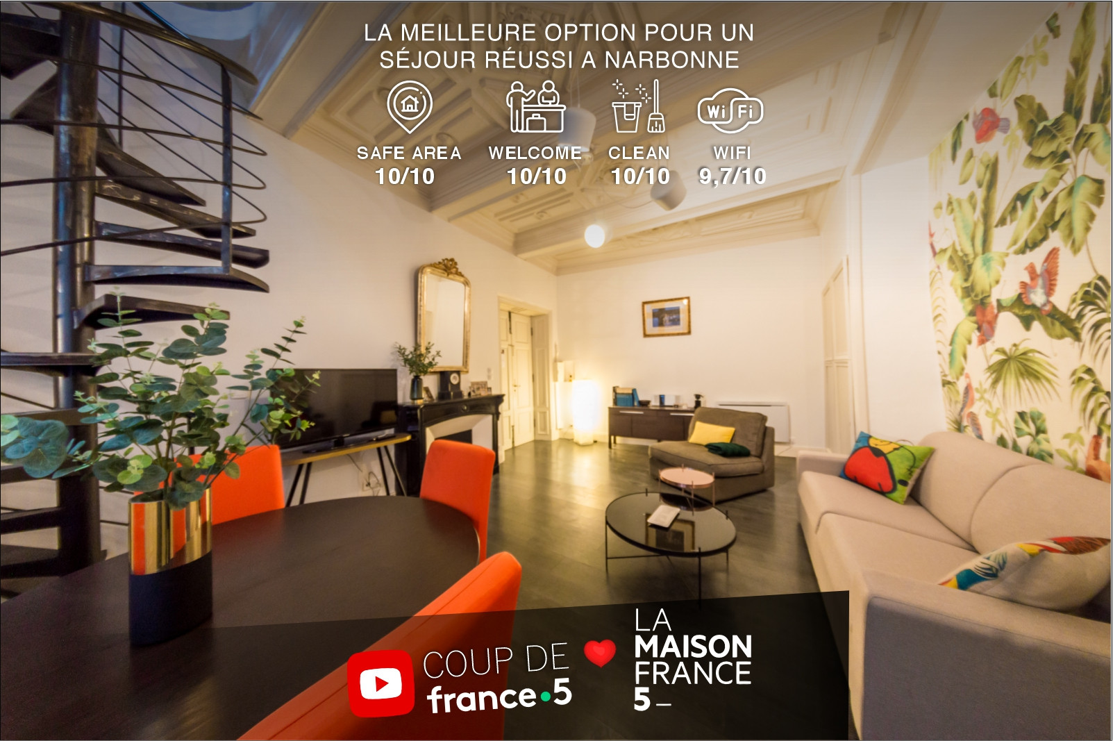 Logement GreenGo: Appartement Xviiie, calme, patio végétalisé, Coup de cœur ❤️ Maison France 5, proche Grands Buffets