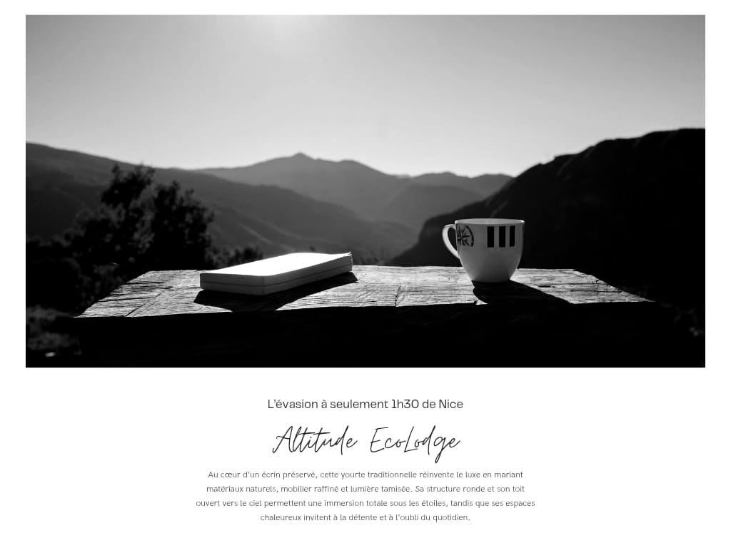 GreenGo Yourte Altitude Ecolodge
